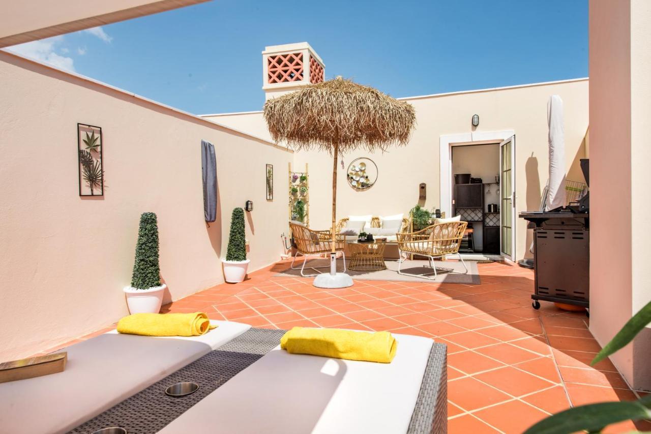 Luxury Apartment With Communal Pool And Terrace Quarteira Exterior foto